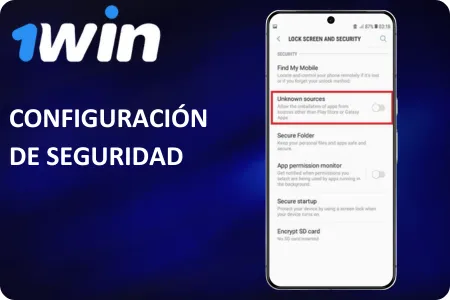 Configuración de Seguridad de 1Win