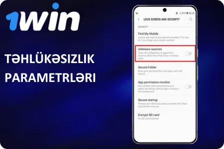 1Win Təhlükəsizlik Parametrləri